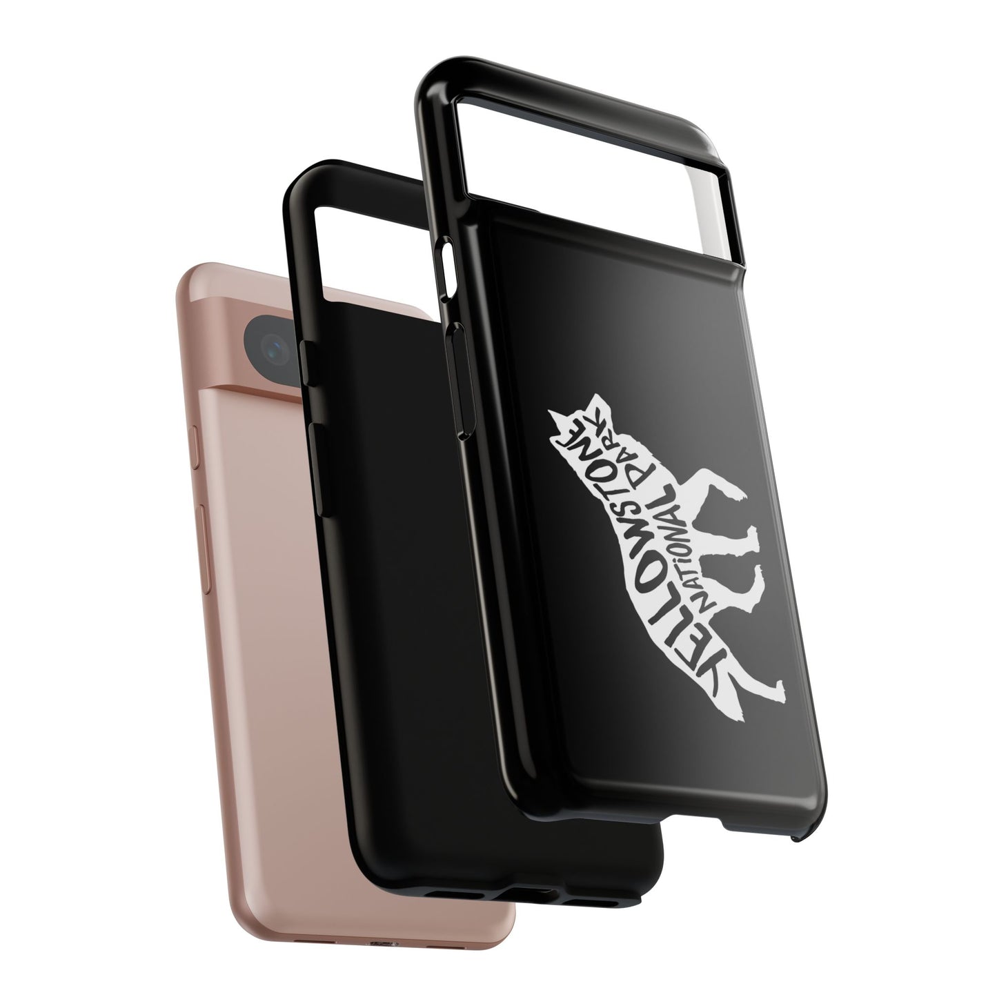 Yellowstone National Park Phone Case - Wolf Design