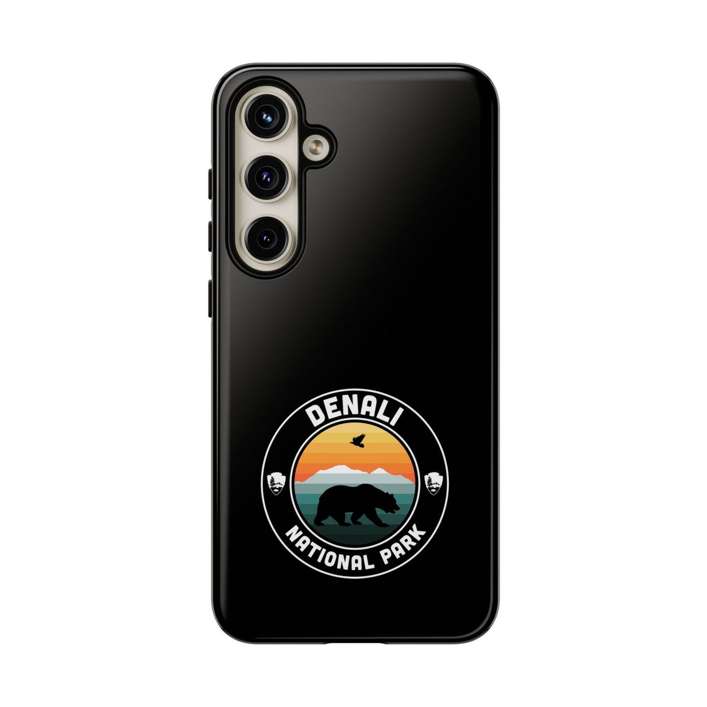 Denali National Park Phone Case - Round Emblem Design
