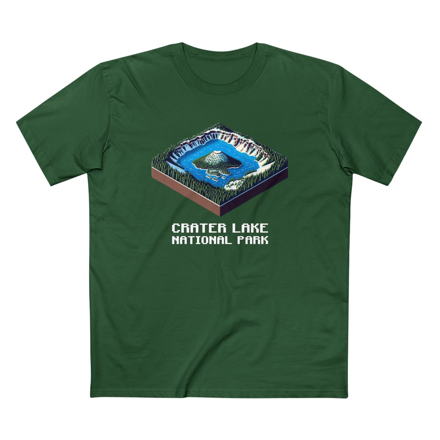 Crater Lake National Park T-Shirt - Isometric Design