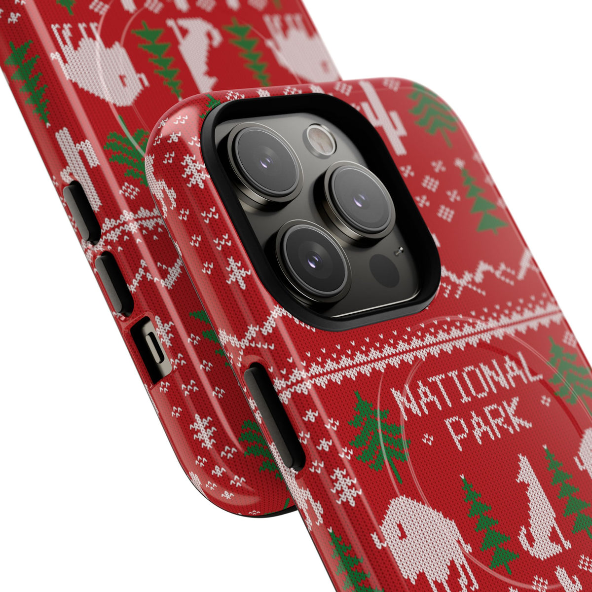National Park iPhone Case with MagSafe - Fair Isle Pattern