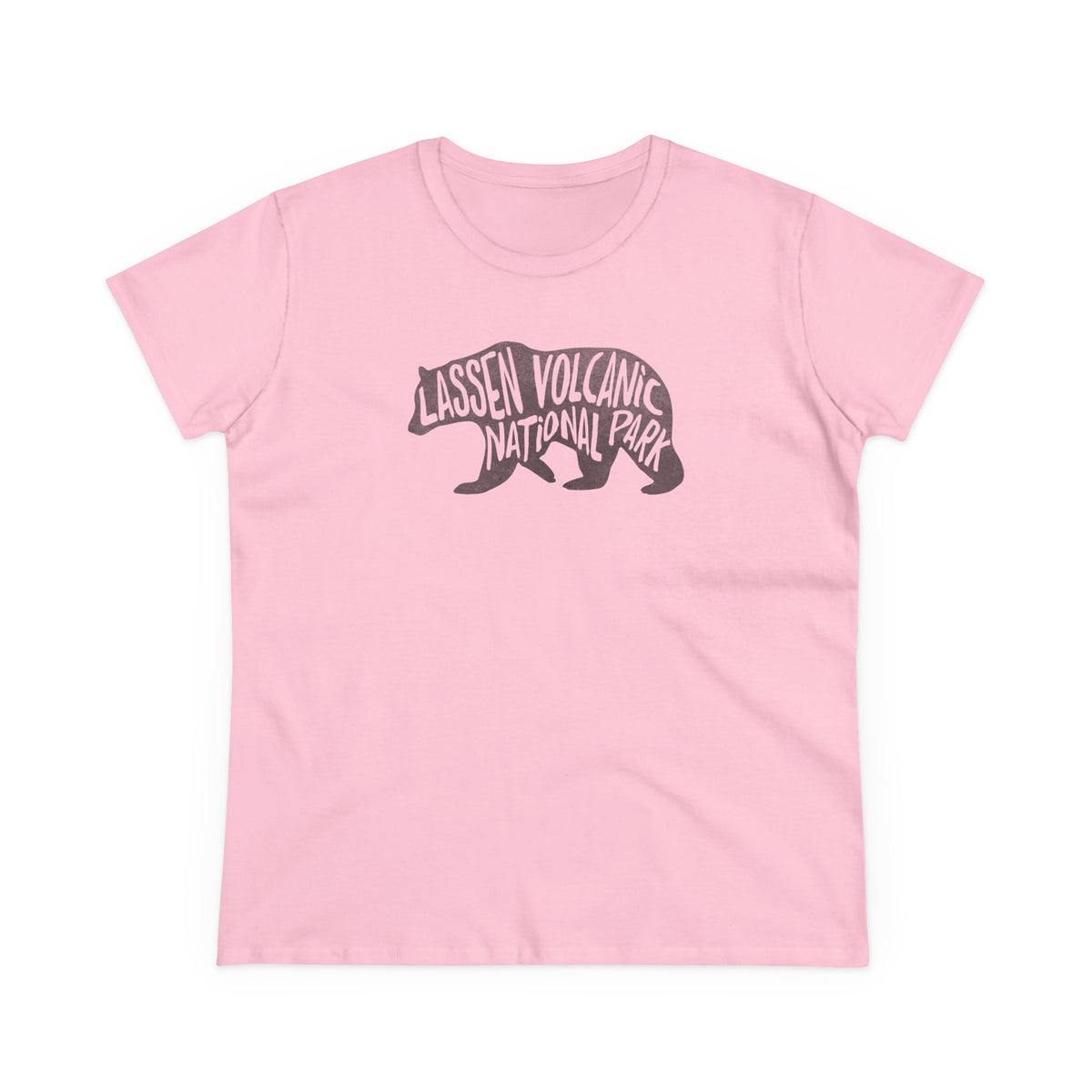 Lassen Volcanic National Park Women's T-Shirt - Black Bear