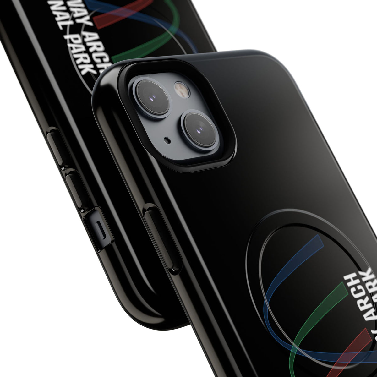 Gateway Arch National Park iPhone Case with MagSafe - Histogram Design