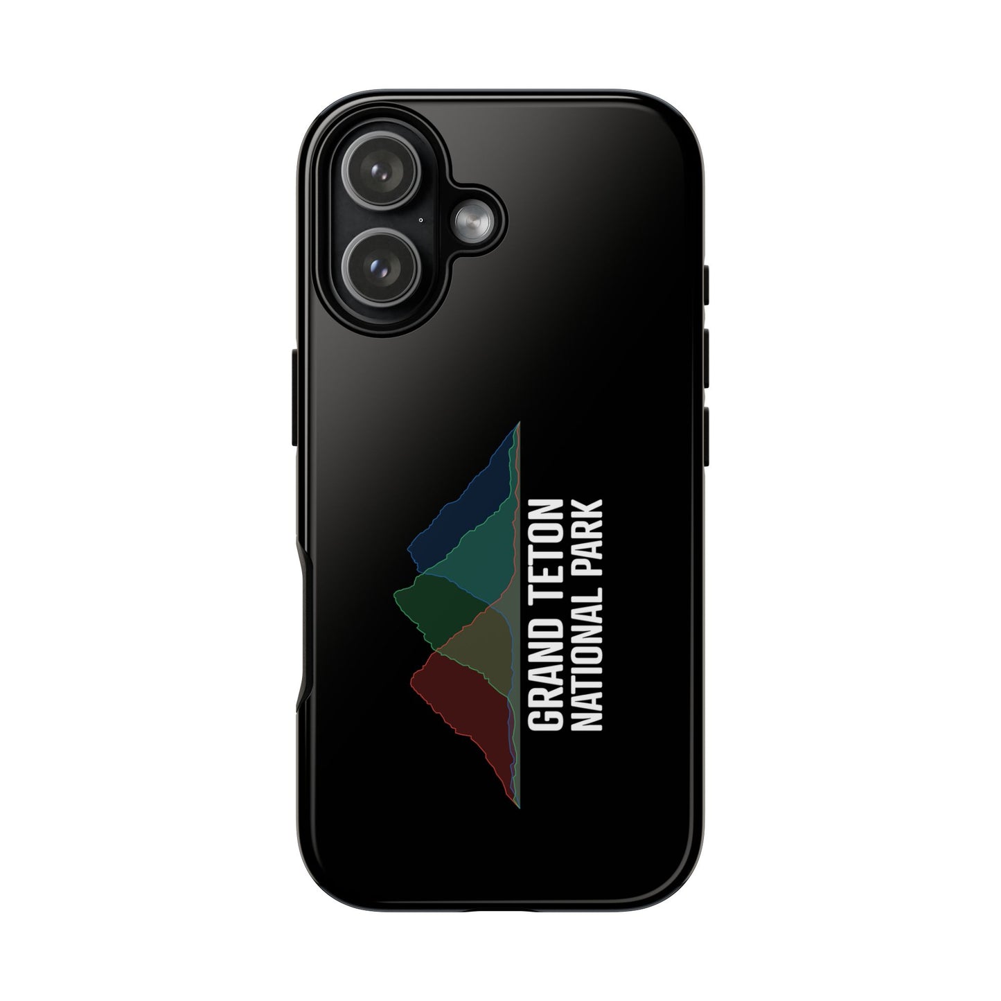 Grand Teton National Park Phone Case - Histogram Design