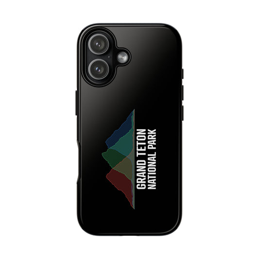 Grand Teton National Park Phone Case - Histogram Design