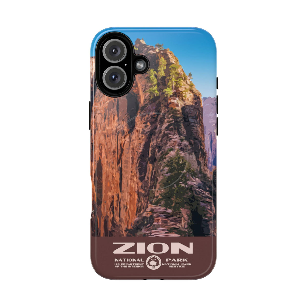 Zion National Park iPhone Case with MagSafe - Angels Landing Trail