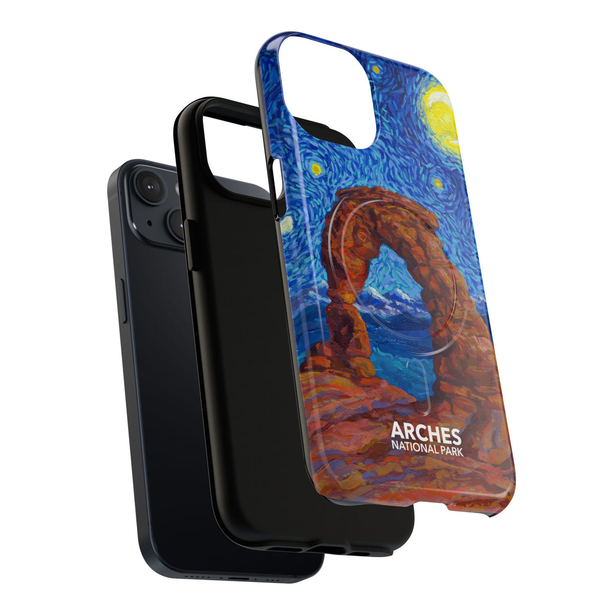 Arches National Park iPhone Case with MagSafe - Starry Night
