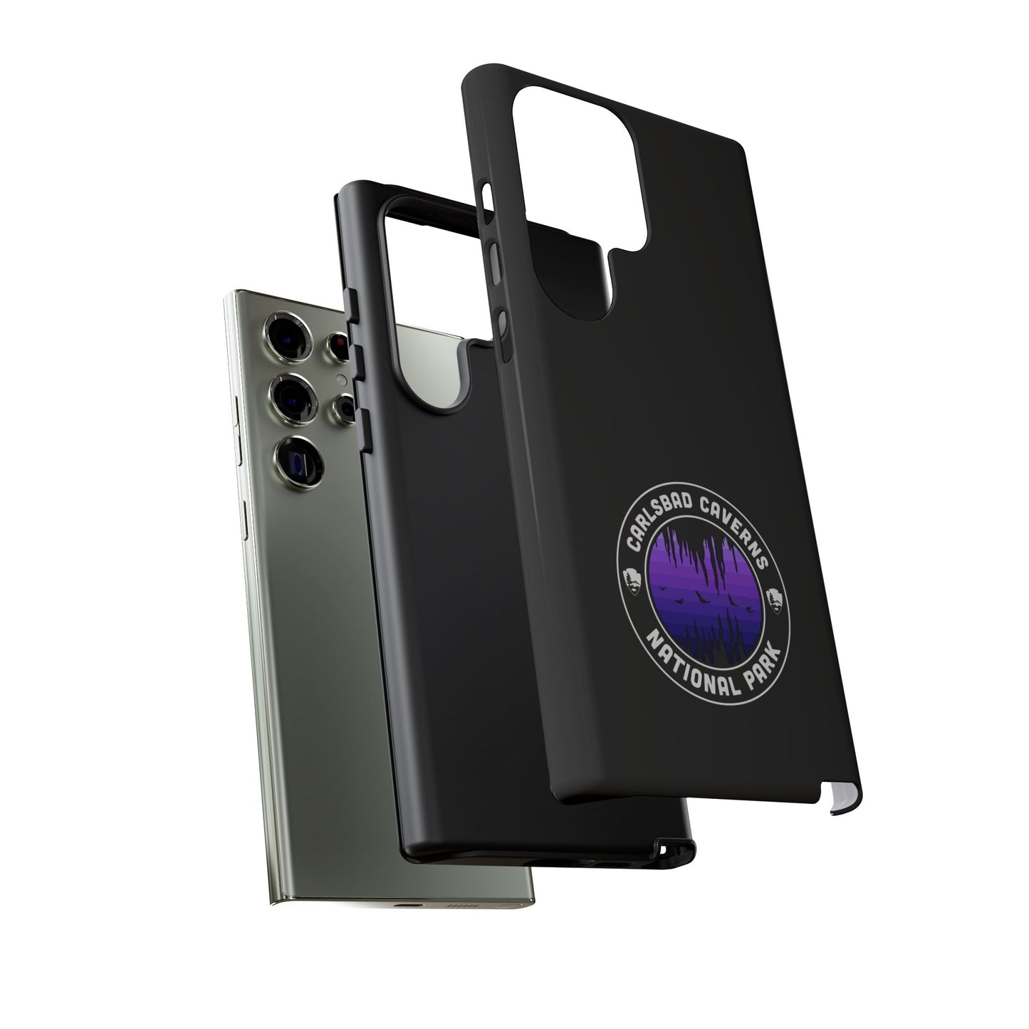Carlsbad Caverns National Park Phone Case - Round Emblem Design