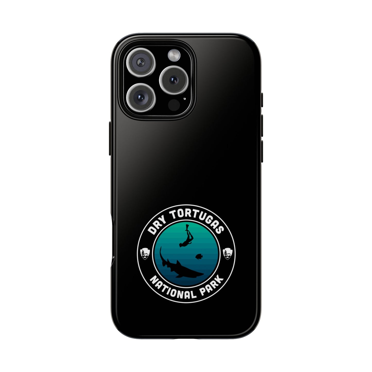 Dry Tortugas National Park Phone Case - Round Emblem Design