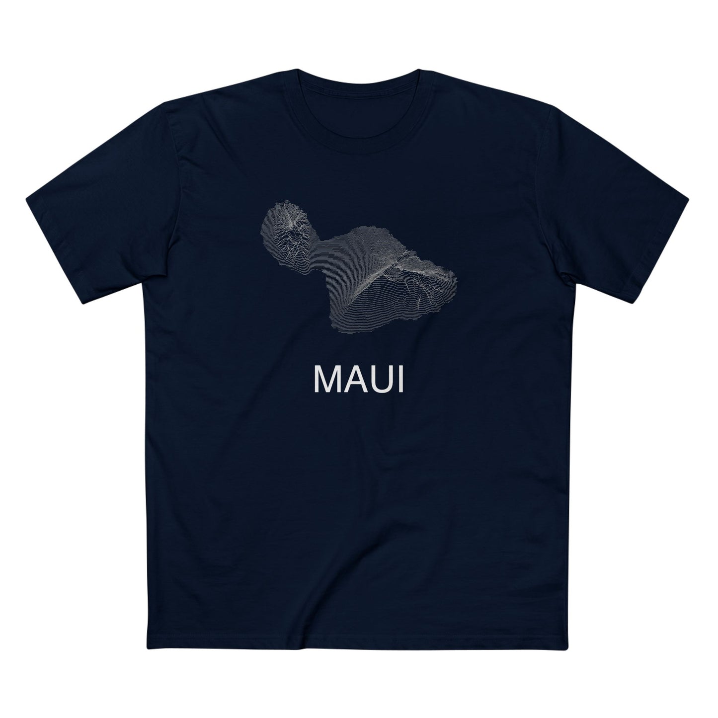 Maui T-Shirt Lines in Navy