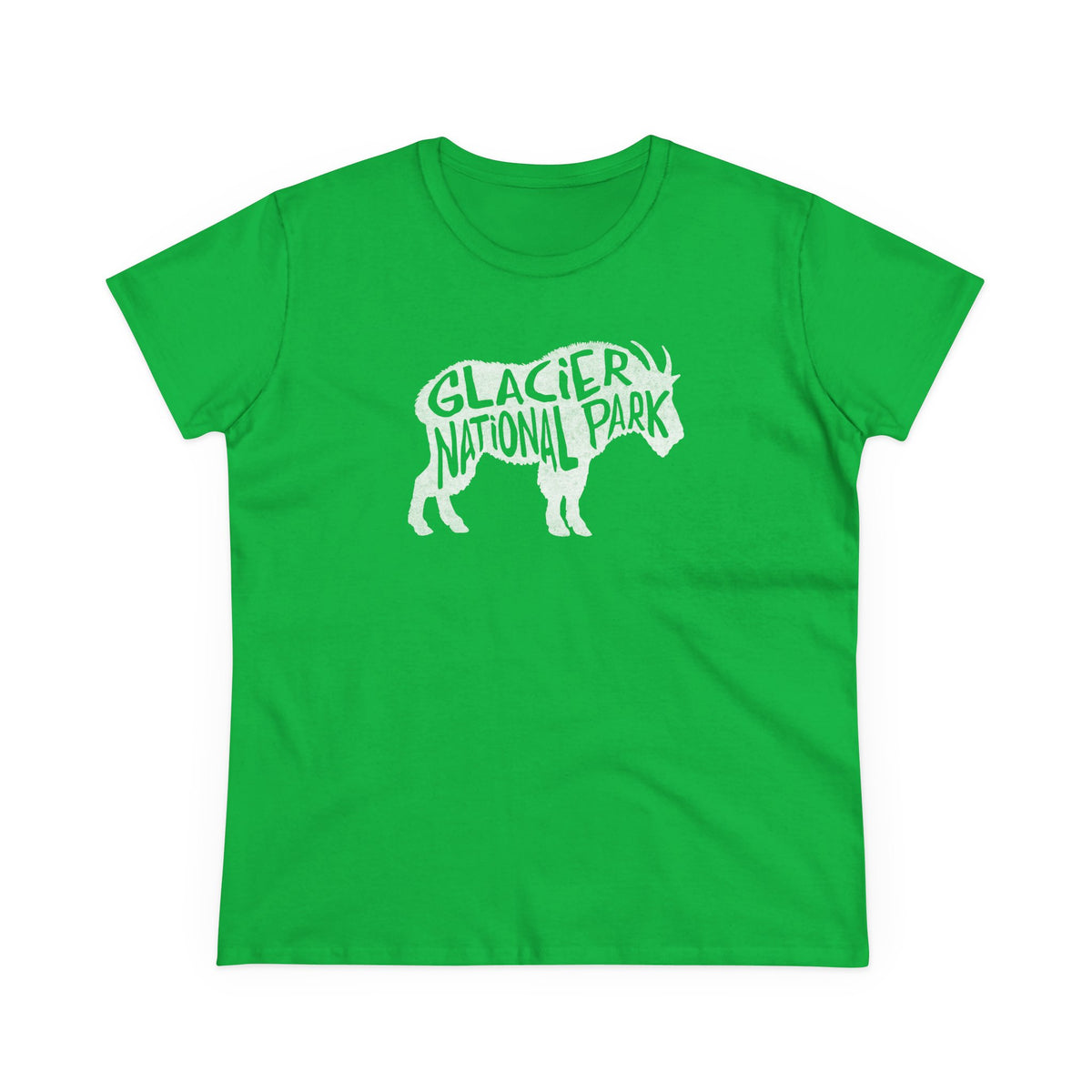 Glacier National Park Women's T-Shirt - Mountain Goat