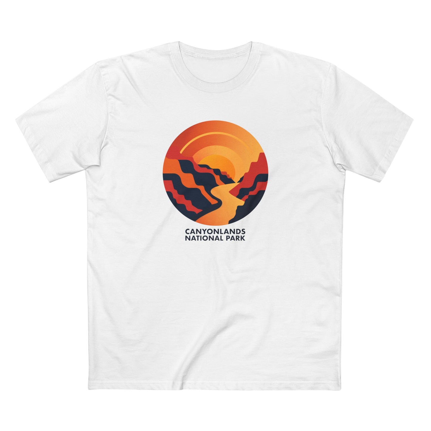 Canyonlands National Park T-Shirt - Vintage Design in White