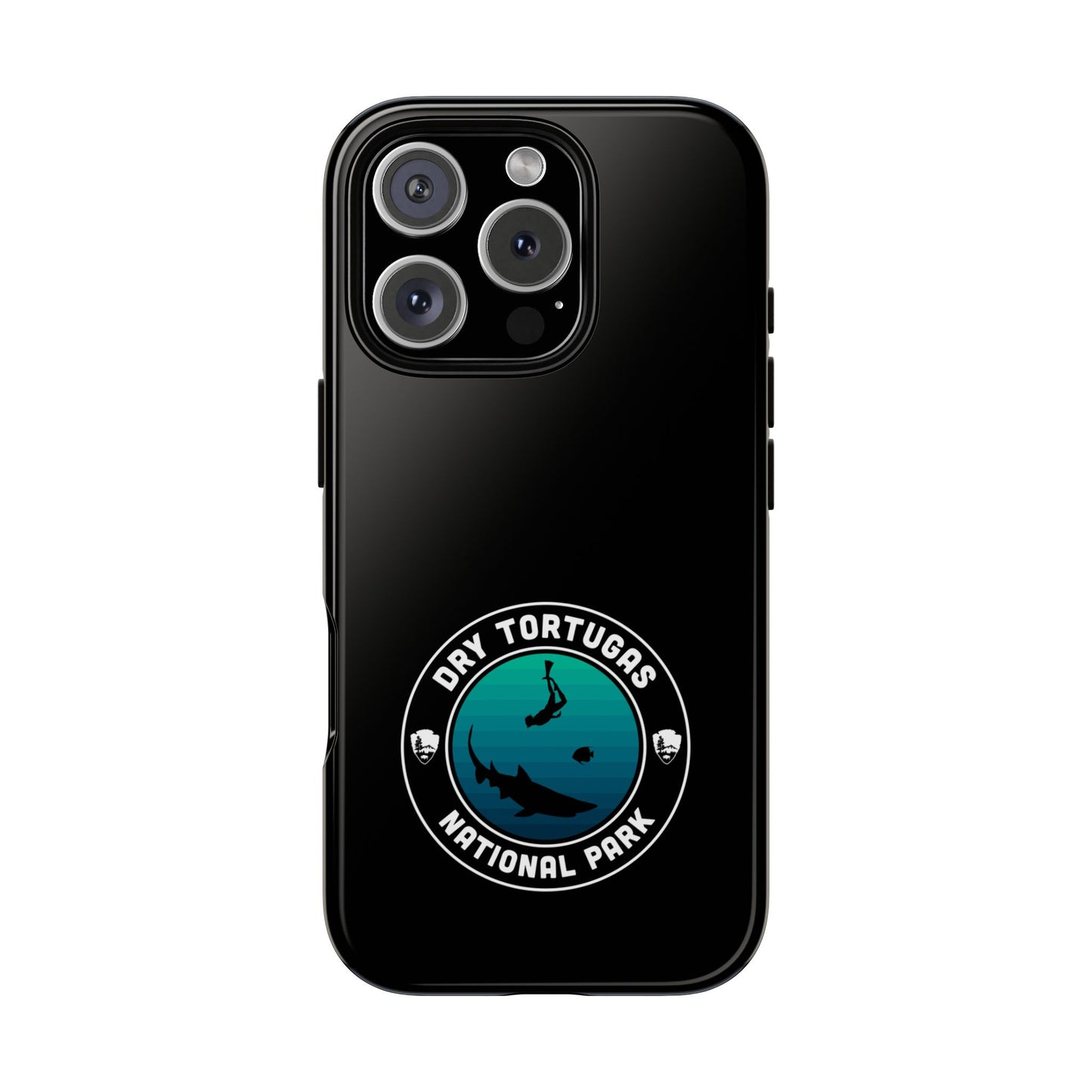 Dry Tortugas National Park Phone Case - Round Emblem Design
