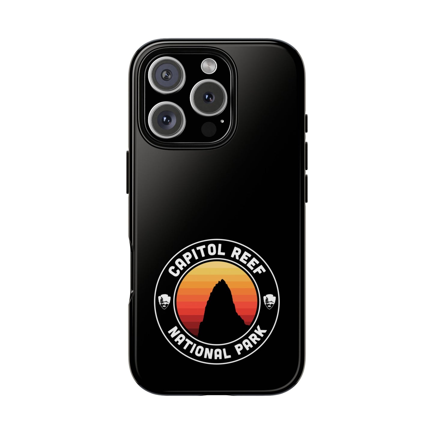 Capitol Reef National Park Phone Case - Round Emblem Design