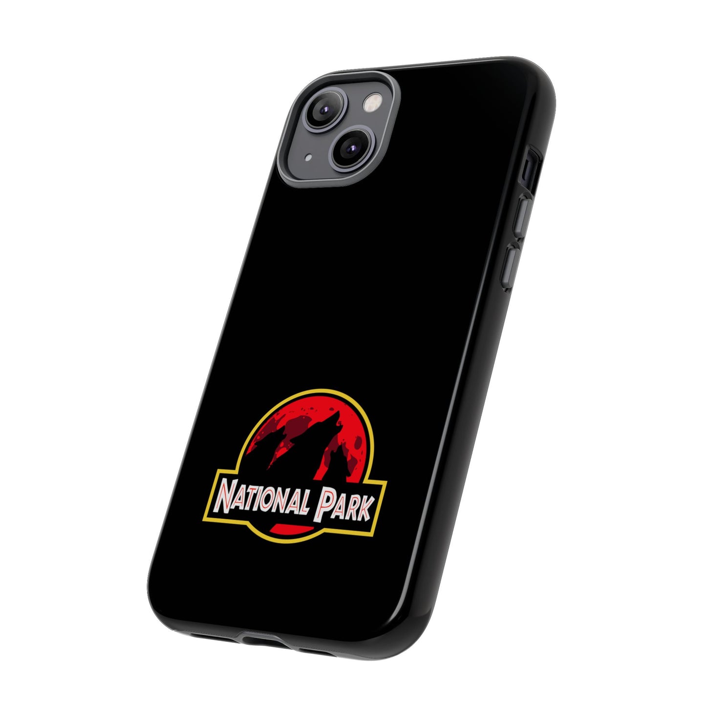 3 Wolf National Park iPhone Case - Parody Logo