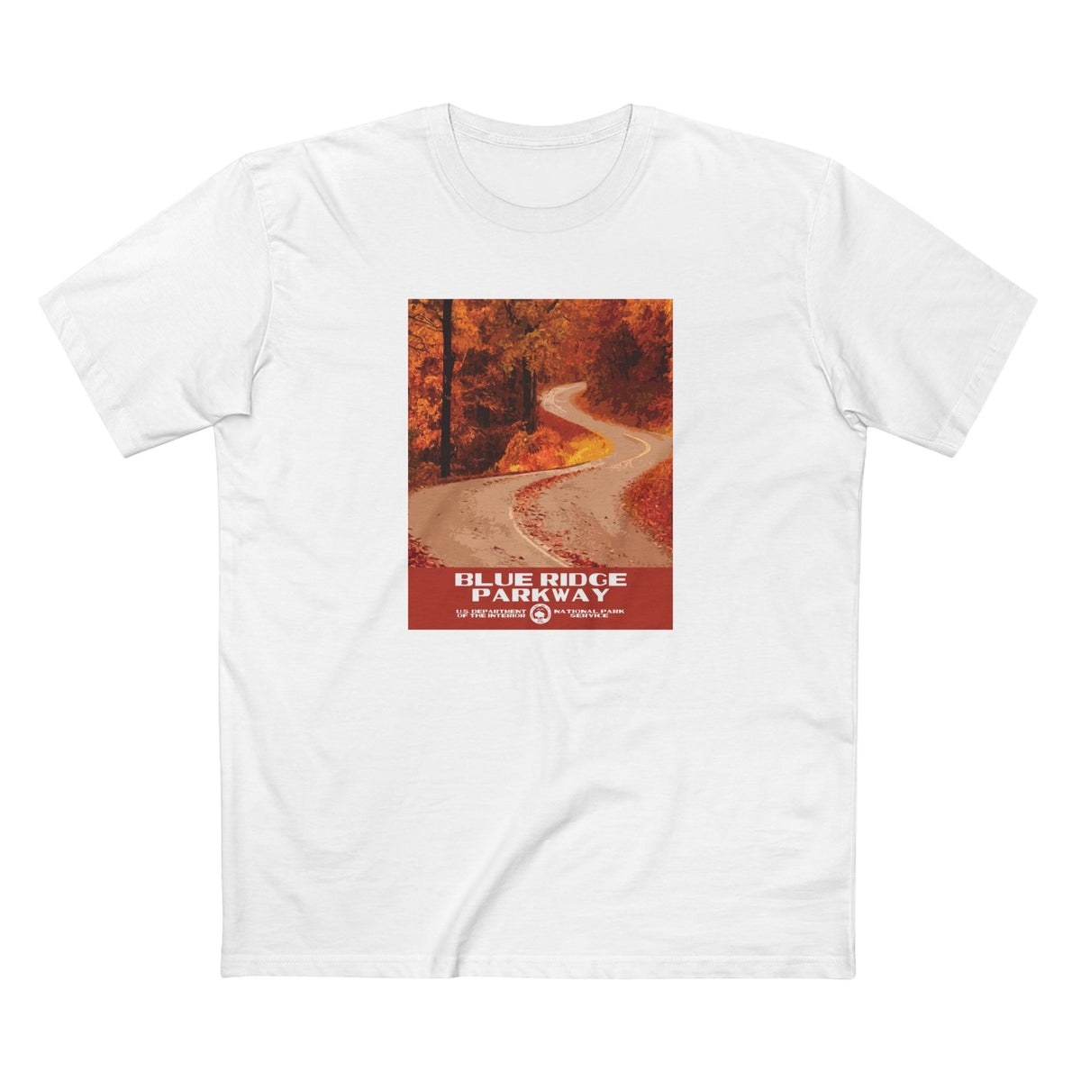 Blue Ridge Parkway T-Shirt in White