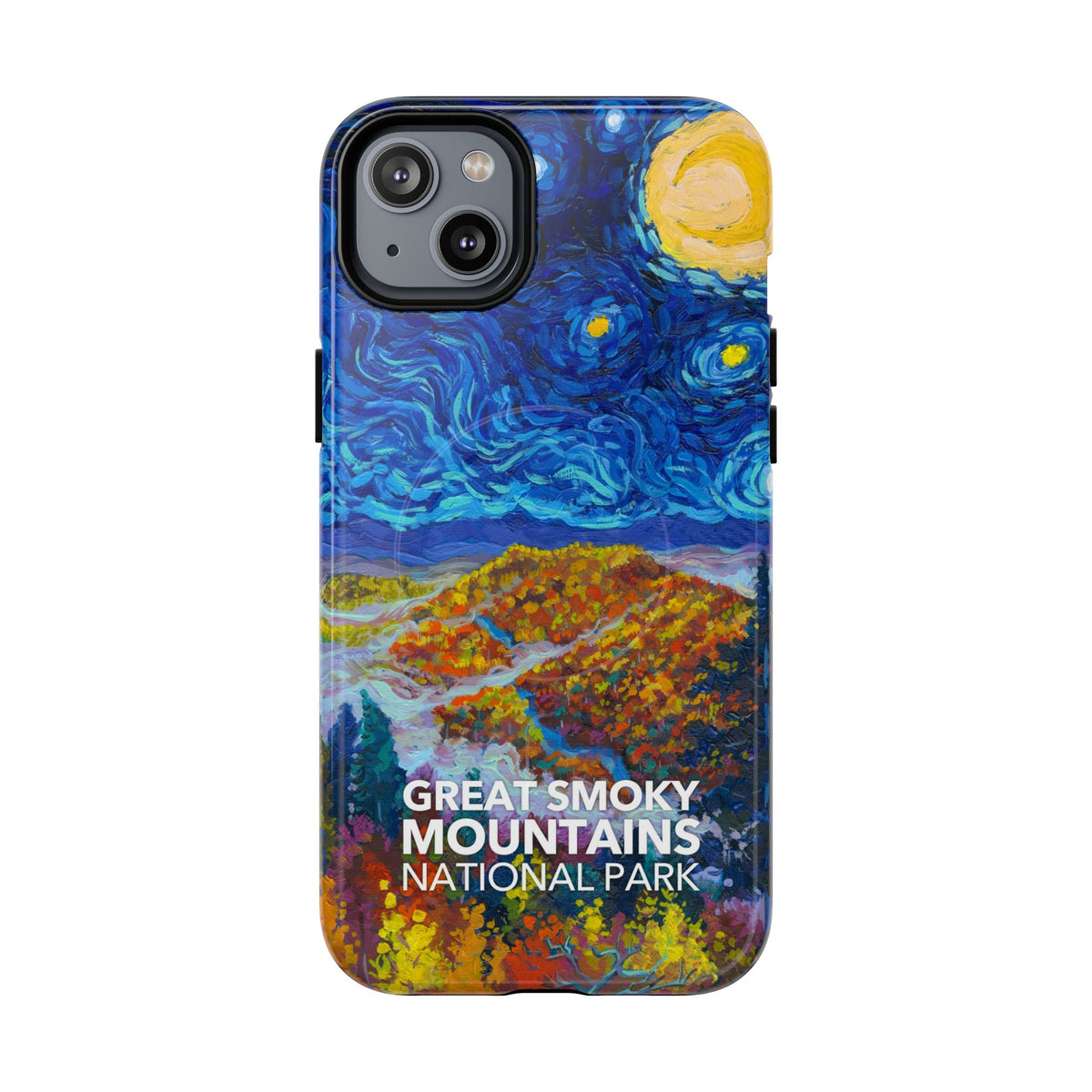 Great Smoky Mountains National Park iPhone Case with MagSafe - Starry Night