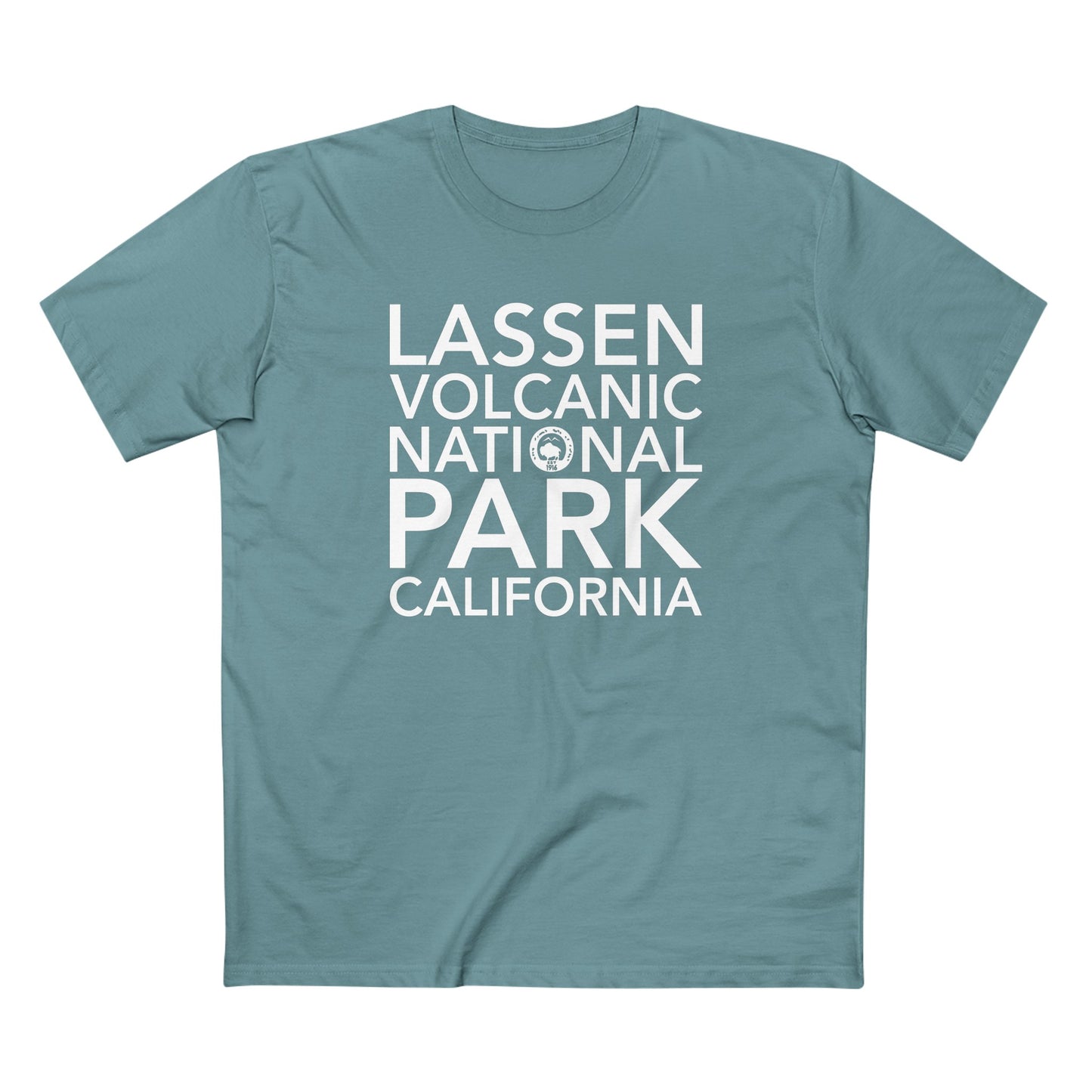 Lassen Volcanic National Park T-Shirt Block Text