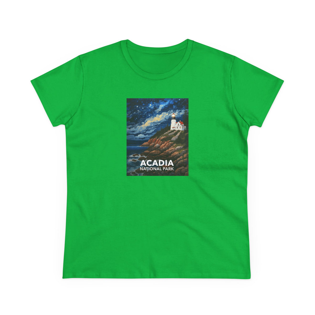 Acadia National Park Women's T-Shirt - Starry Night