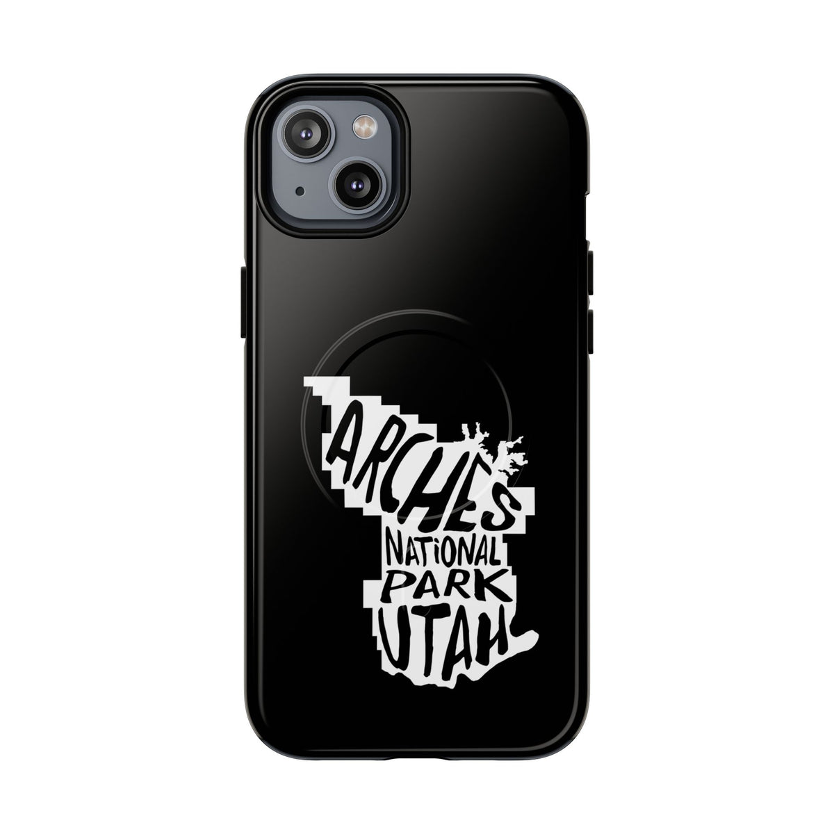 Arches National Park iPhone Case with MagSafe - Map Design