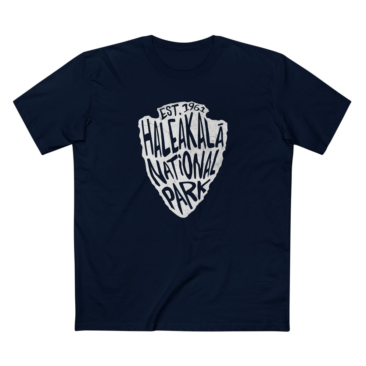 Haleakalā National Park T-Shirt - Arrowhead Design in Navy