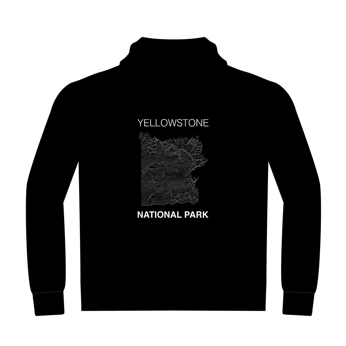 Yellowstone National Park Hoodie - Lines