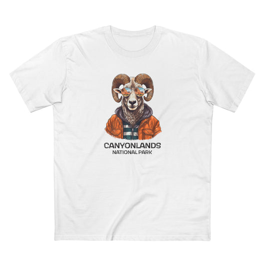 Canyonlands National Park T-Shirt - Bighorn Sheep in White