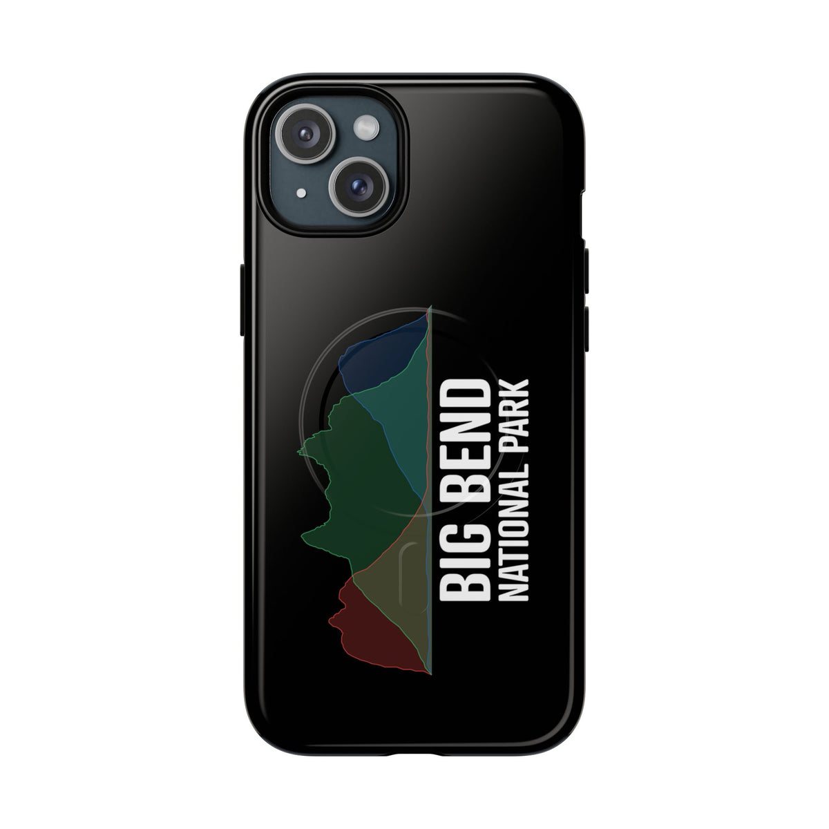Big Bend National Park iPhone Case with MagSafe - Histogram Design