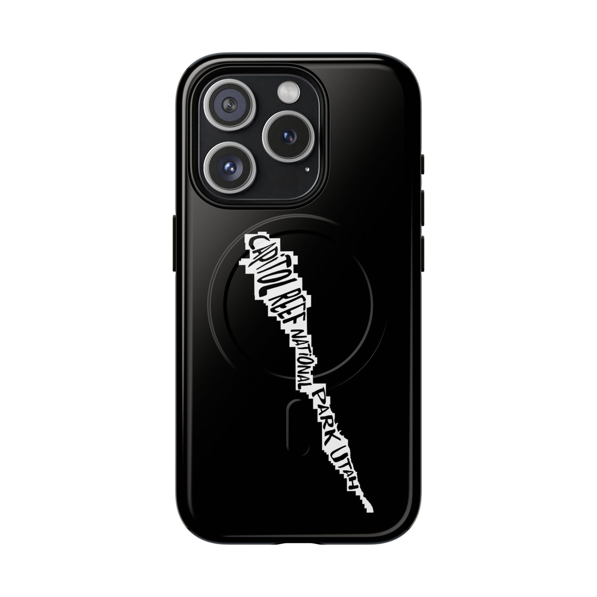 Capitol Reef National Park iPhone Case with MagSafe - Map Design