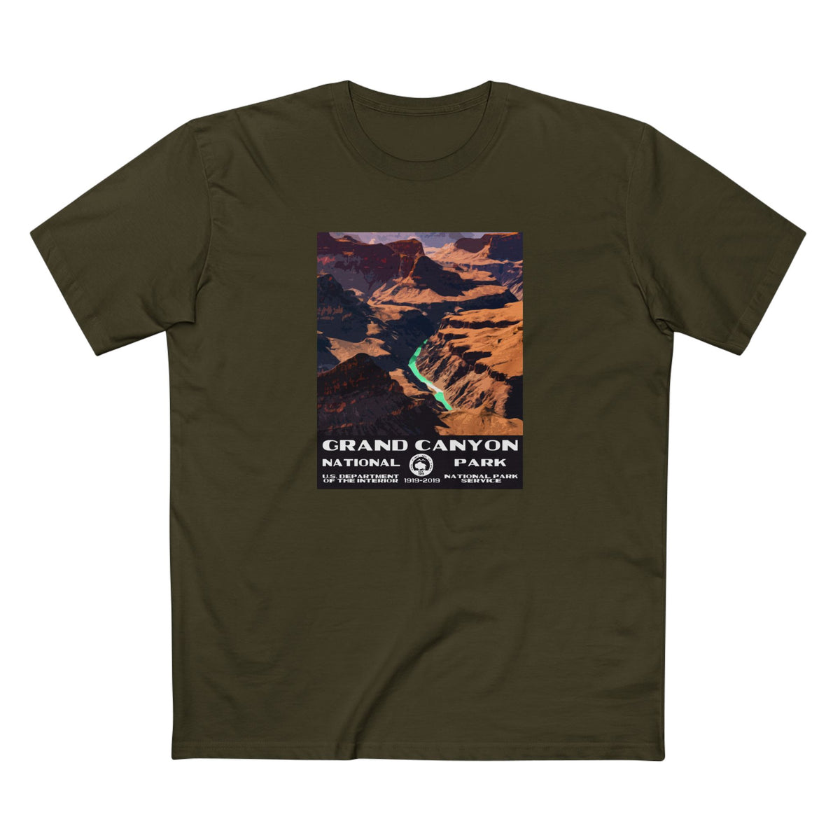 Grand Canyon National Park T-Shirt in Army