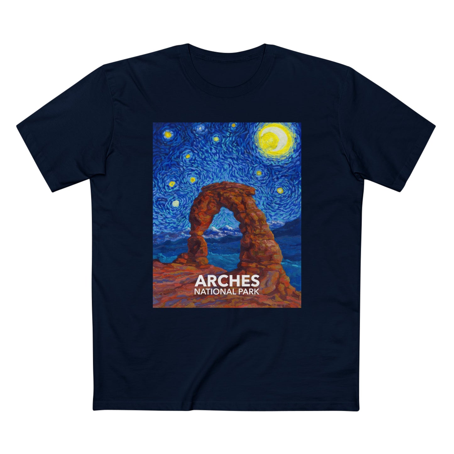 Arches National Park T-Shirt - The Starry Night