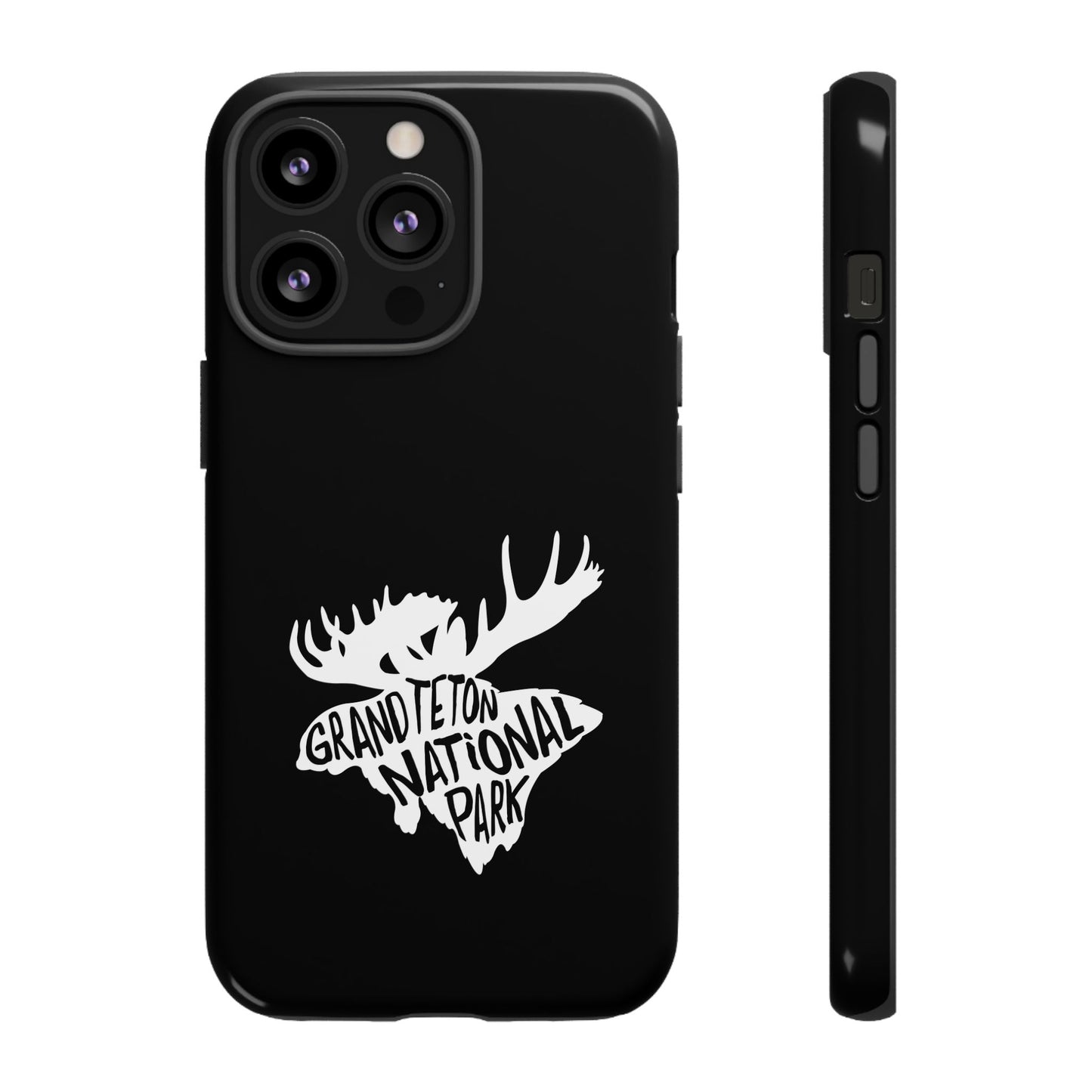 Grand Teton National Park Phone Case - Moose Design
