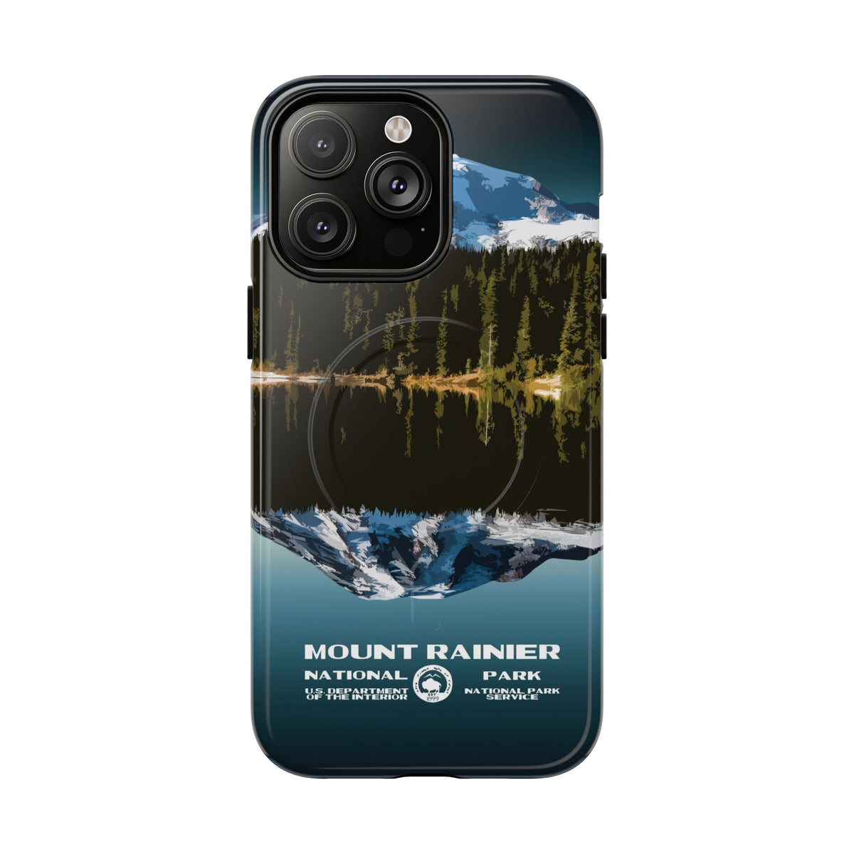 Mount Rainier National Park iPhone Case with MagSafe - WPA Design
