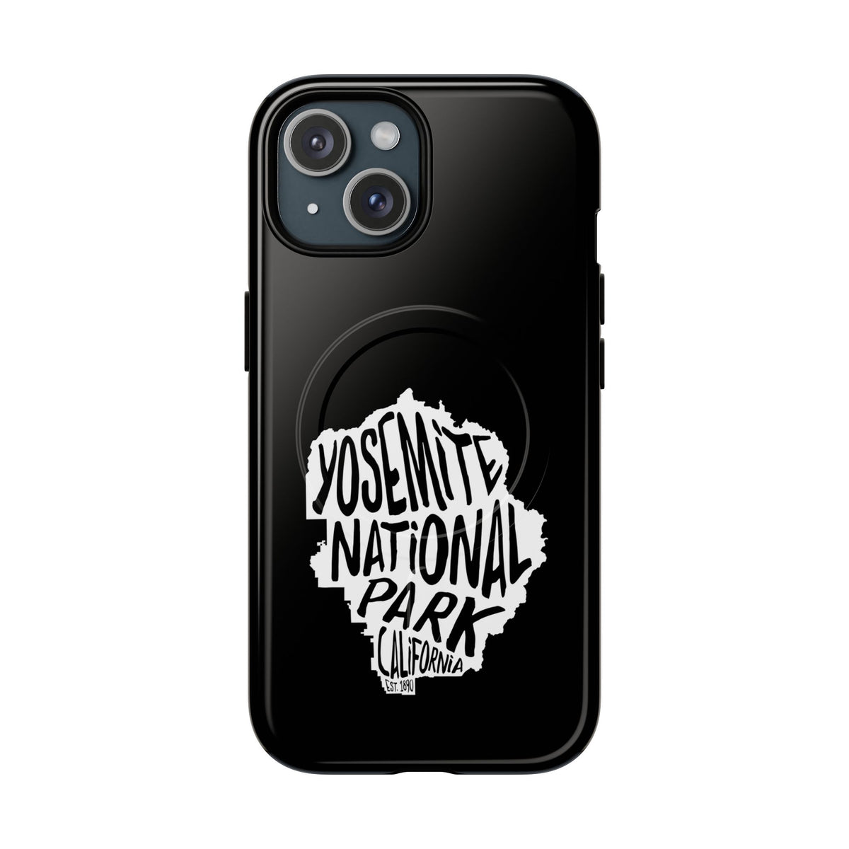 Yosemite National Park iPhone Case with MagSafe - Map Design