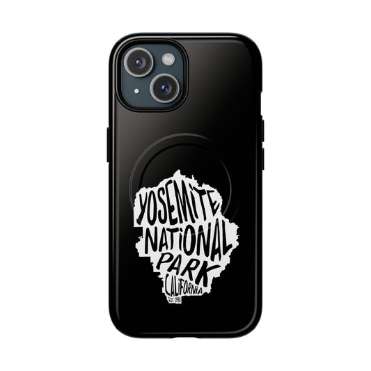 Yosemite National Park iPhone Case with MagSafe - Map Design