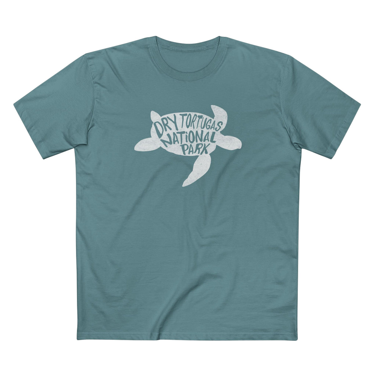 Dry Tortugas National Park T-Shirt - Turtle in Slate Blue