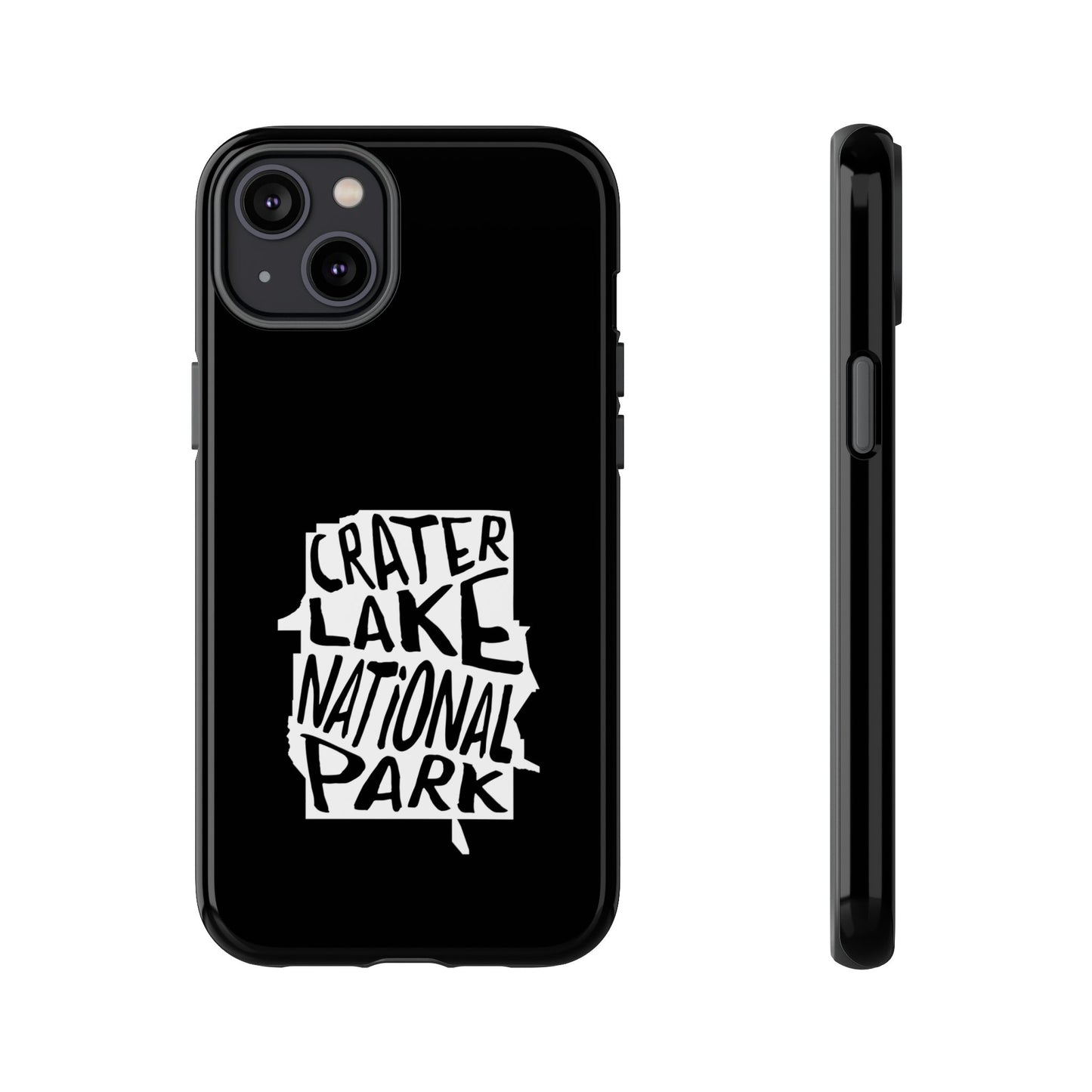 Crater Lake National Park Phone Case - Map Design