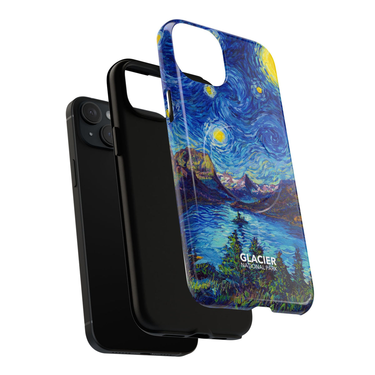 Glacier National Park iPhone Case with MagSafe - Starry Night