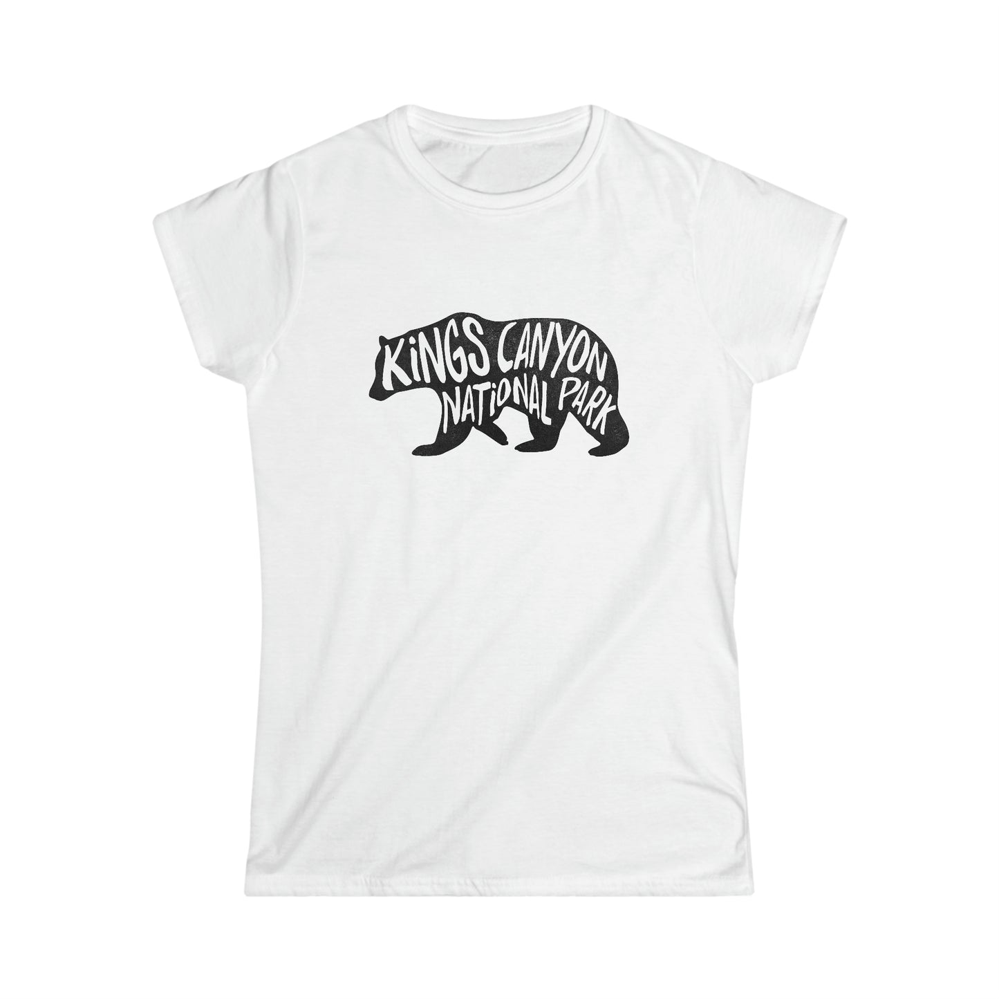 Kings Canyon National Park Women's T-Shirt - Black Bear