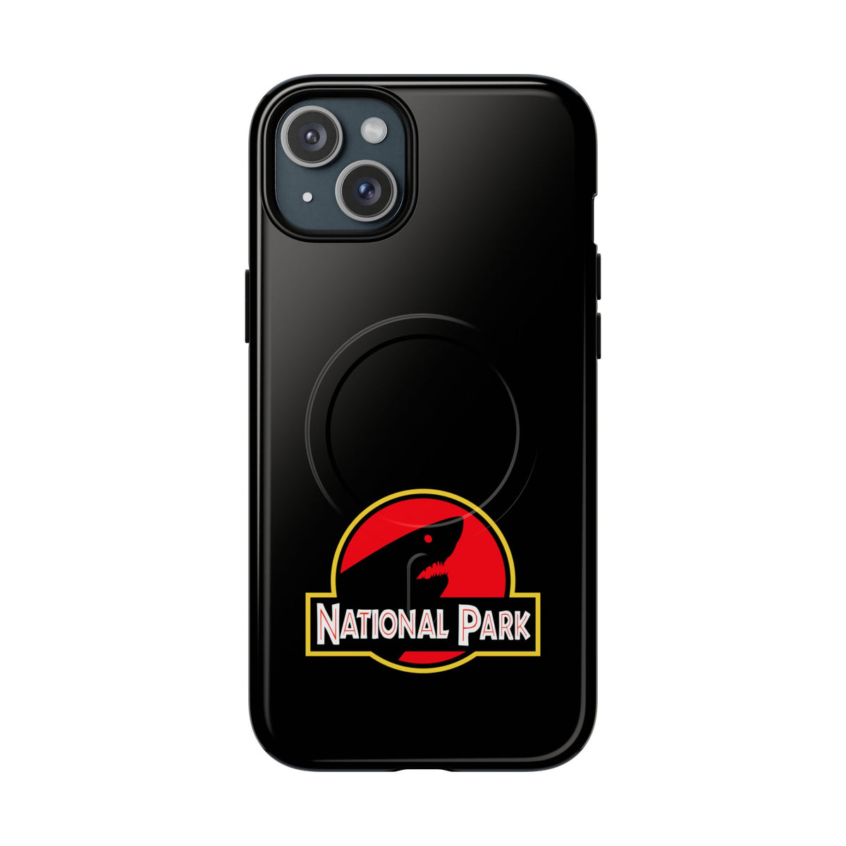Shark National Park iPhone Case with MagSafe - Parody Logo