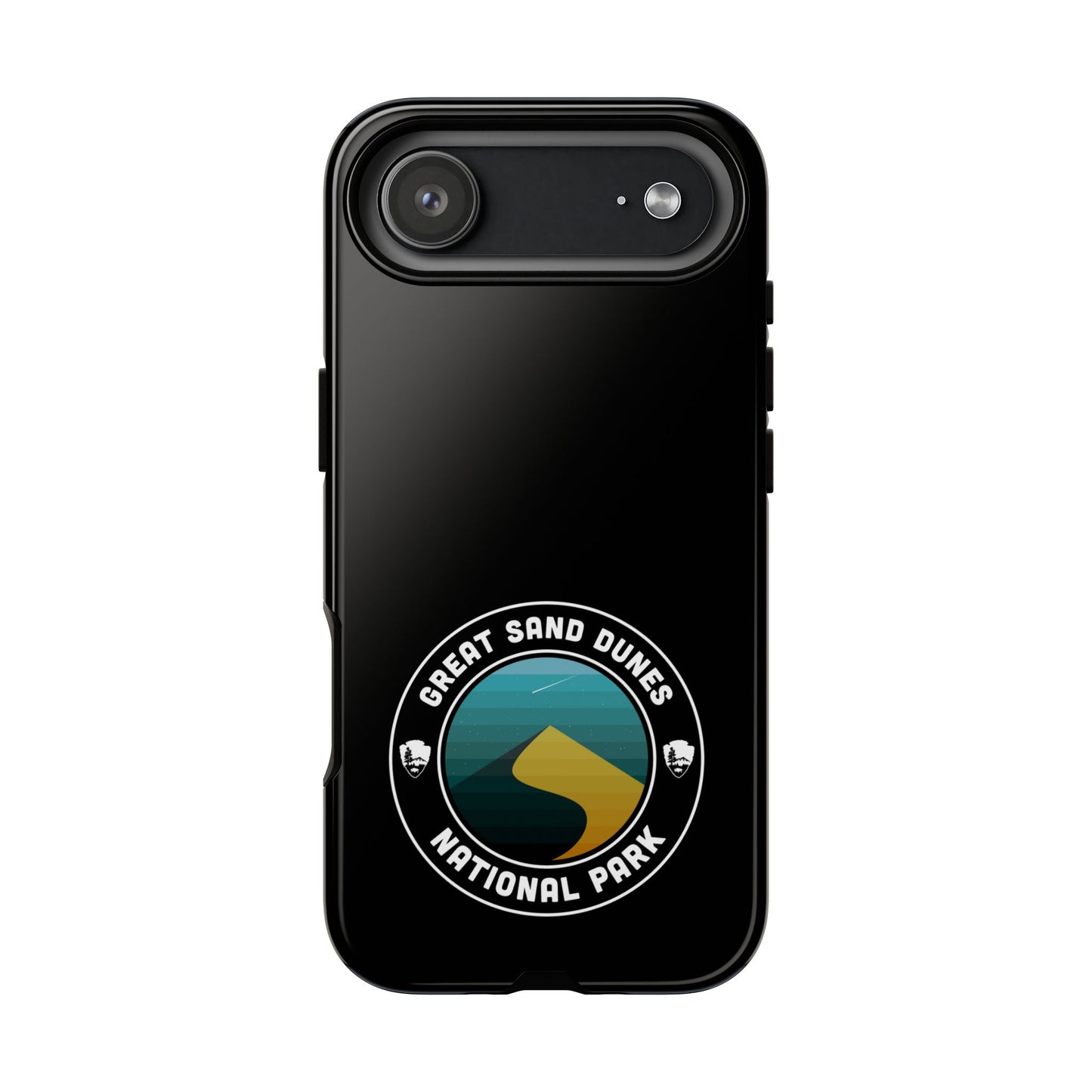 Great Sand Dunes National Park Phone Case - Round Emblem Design