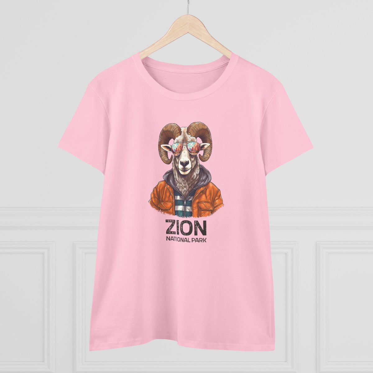 Zion National Park Women's T-Shirt - Cool Bighorn Sheep