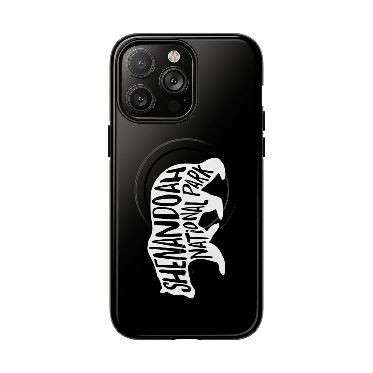 Shenandoah National Park iPhone Case with MagSafe - Black Bear Design