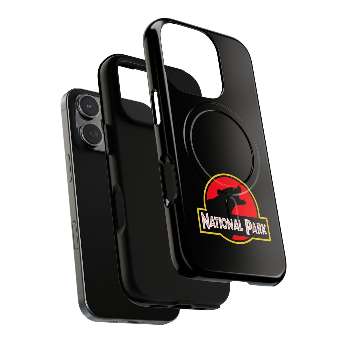 Bear National Park iPhone Case with MagSafe - Parody Logo