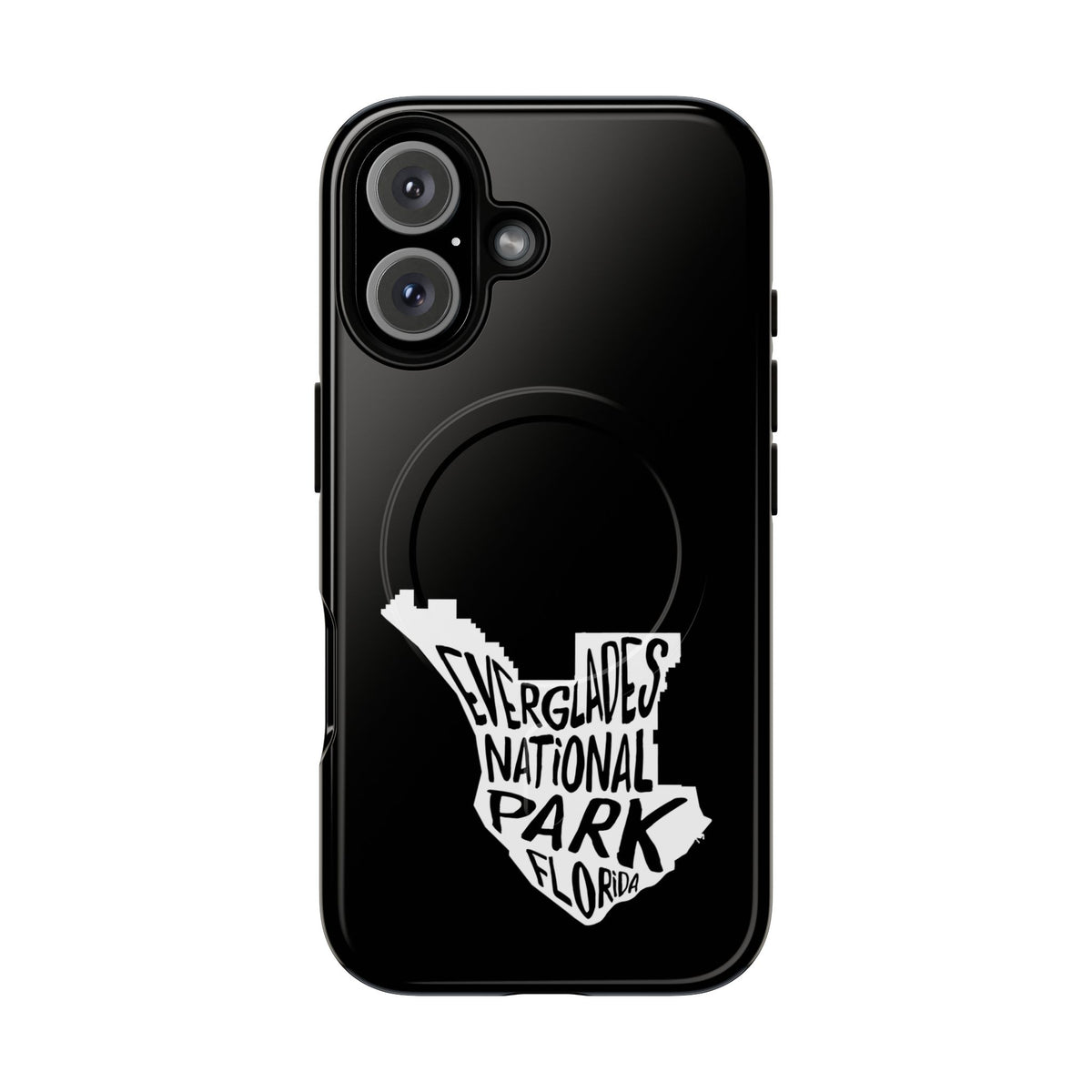 Everglades National Park iPhone Case with MagSafe - Map Design