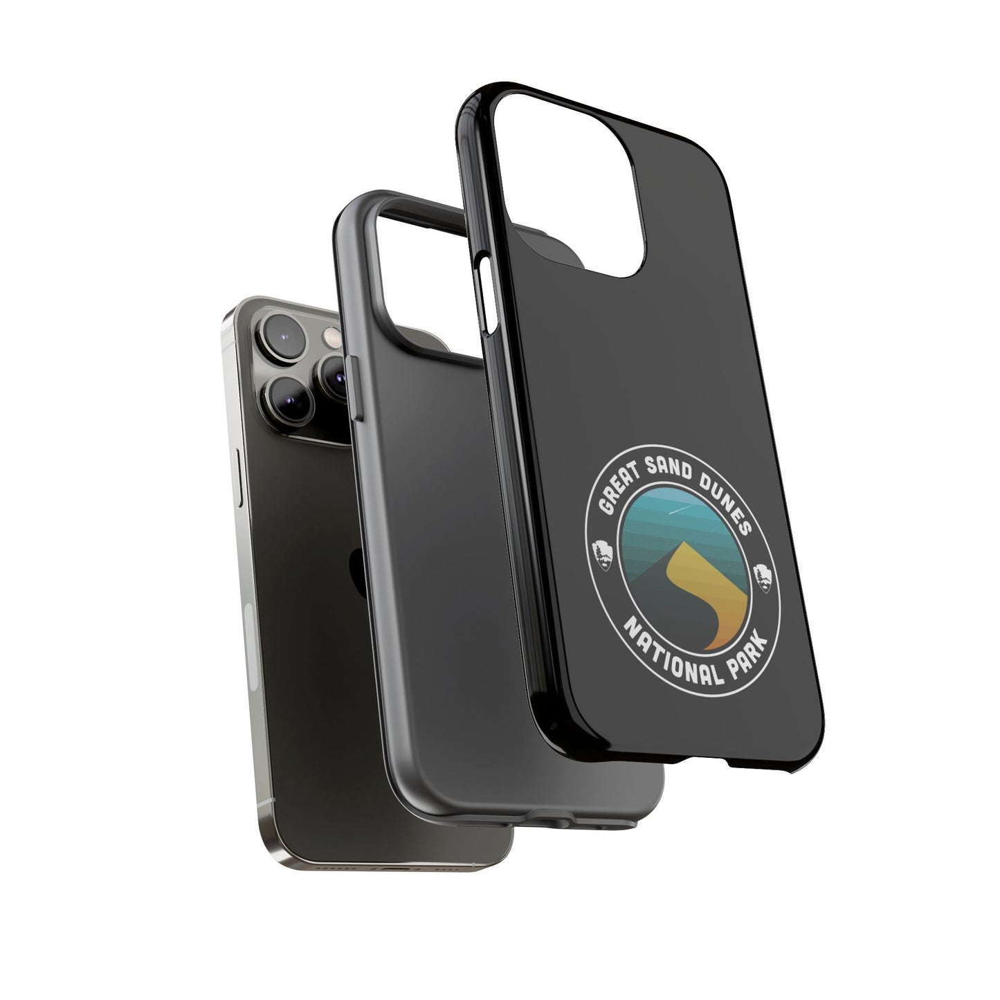 Great Sand Dunes National Park Phone Case - Round Emblem Design
