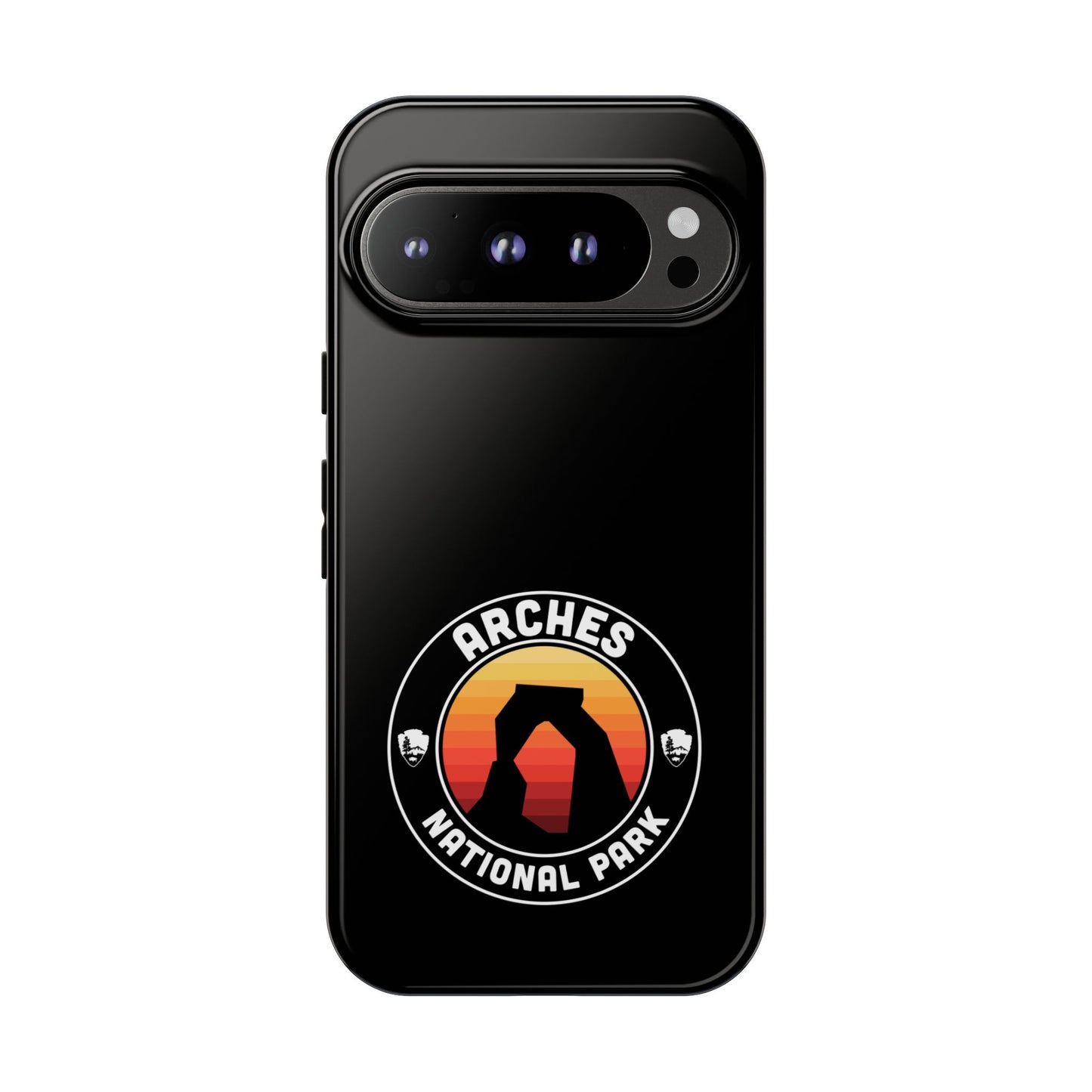 Arches National Park Phone Case - Round Emblem Design