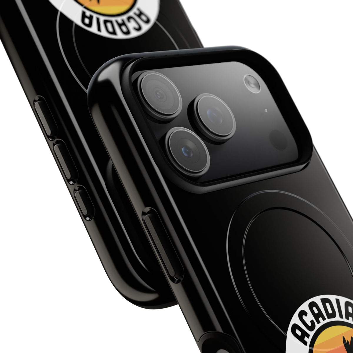 Acadia National Park iPhone Case with MagSafe - Round Emblem Design