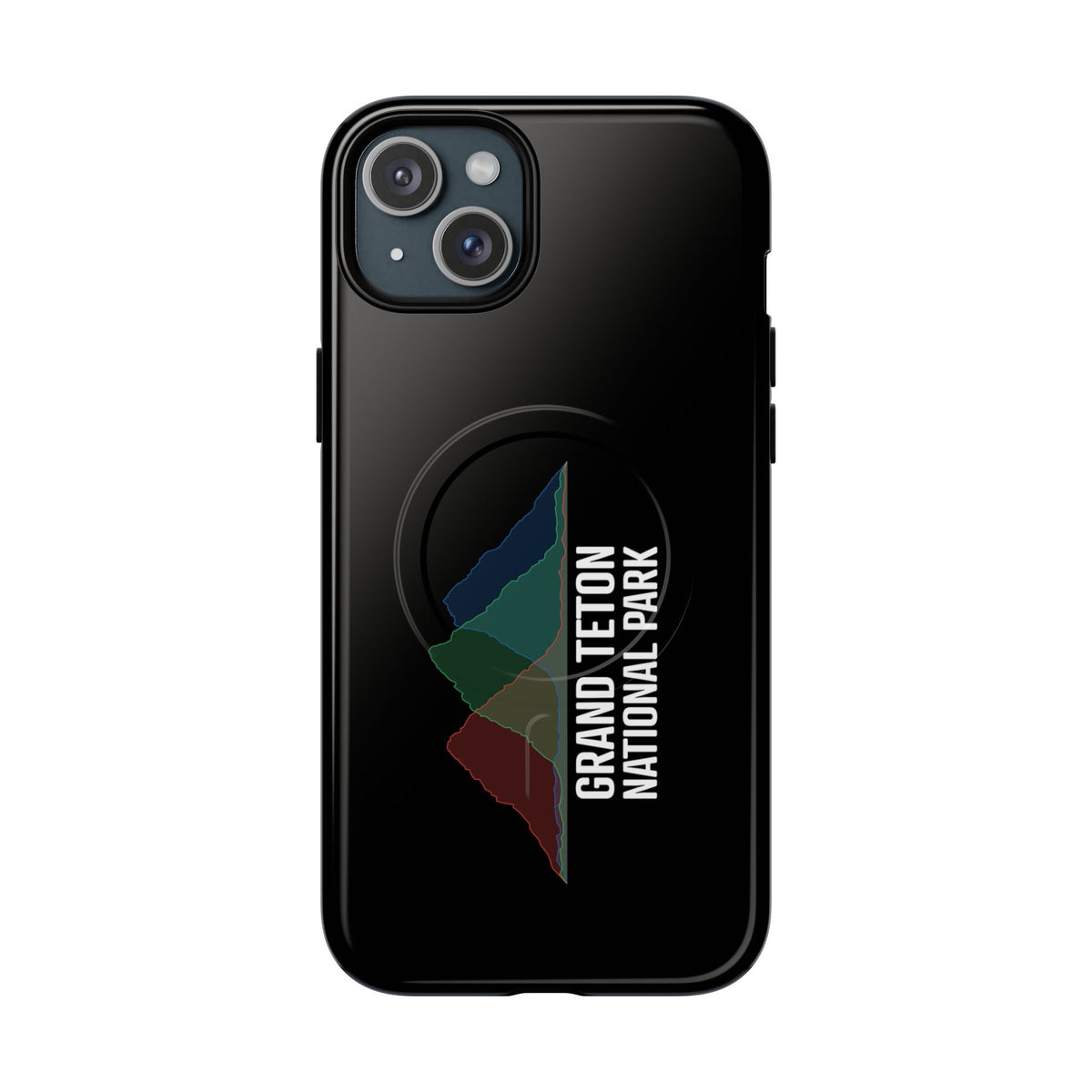 Grand Teton National Park iPhone Case with MagSafe - Histogram Design