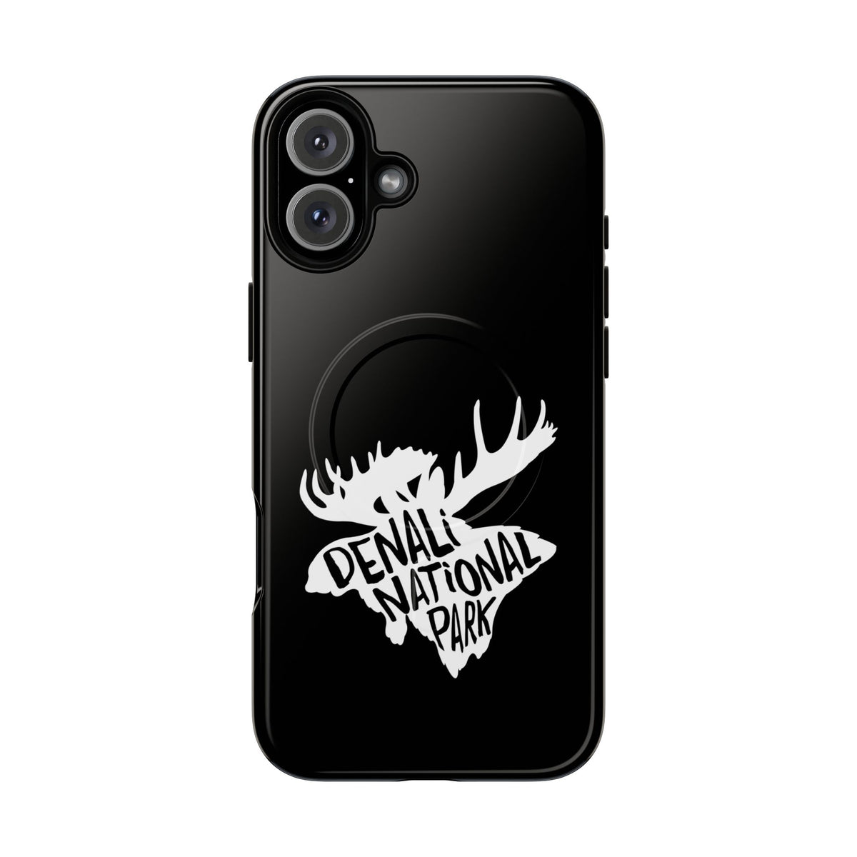 Denali National Park iPhone Case with MagSafe - Moose Design