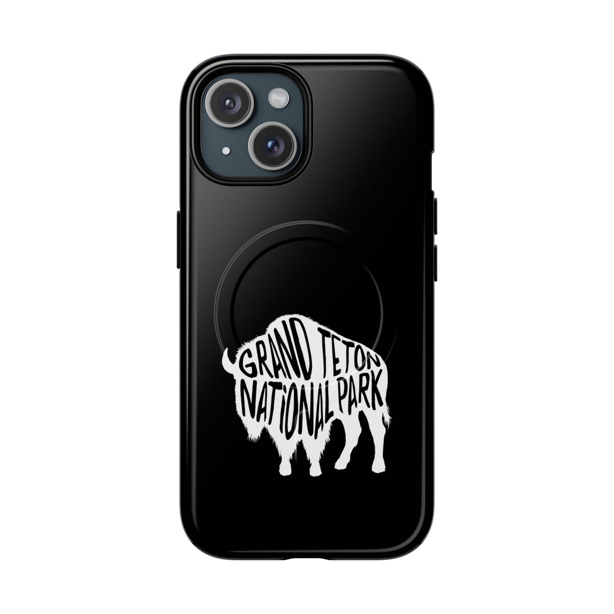 Grand Teton National Park iPhone Case with MagSafe - Bison Design